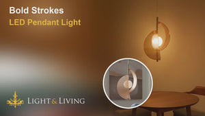 Bold Strokes LED Pendant Light Video