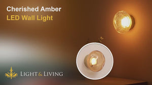 Cherished Amber LED Wall Light Video