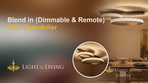 Buy Blend in Dimmable Remote LED Chandelier video