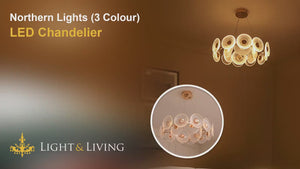 Northern Lights (3 Colour) LED Chandelier  Video