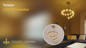 Twister LED Chandelier Video