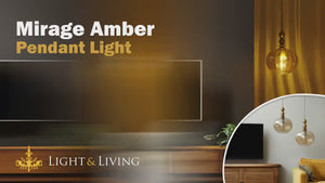 Mirage Amber Pendant Light Video