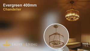 Evergreen 400mm Chandelier Video
