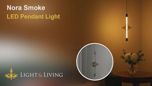 Nora Smoke LED Pendant Light Video
