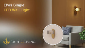 Elvis Single LED Wall Light Video