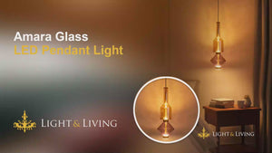 Buy Amara Glass LED Pendant Light video