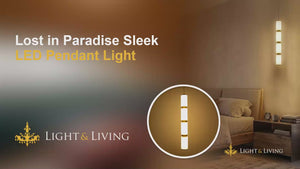 Buy Lost in Paradise Sleek LED Pendant Light video