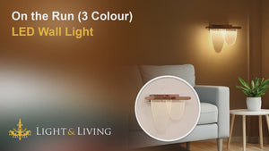 On the Run (3 Colour) LED Wall Light Video