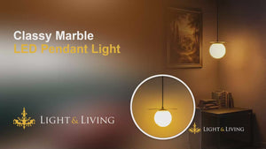 Buy Classy Marble LED Pendant Light video