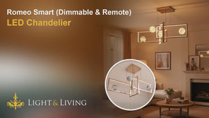 Romeo Smart (Dimmable & Remote) LED Chandelier Video