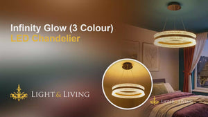 Buy Infinity Glow 3 Colour LED Chandelier video