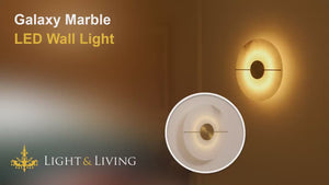 Galaxy Marble LED Wall Light Video