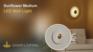 Sunflower Medium LED Wall Light Video