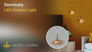 Sanctuary LED Pendant Light Video
