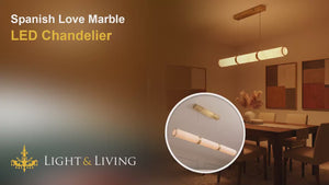Spanish Love Marble LED Chandelier Video