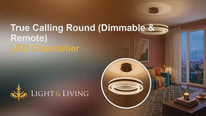 Buy True Calling Round Dimmable Remote LED Chandelier video