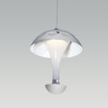 Beaten Chrome LED Pendant Light