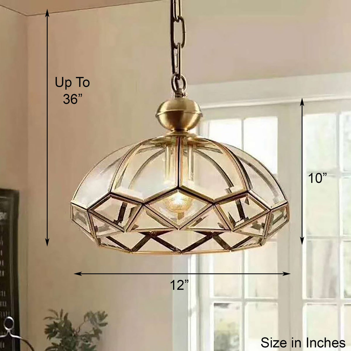 Beautiful Brass Pendant Lamp India