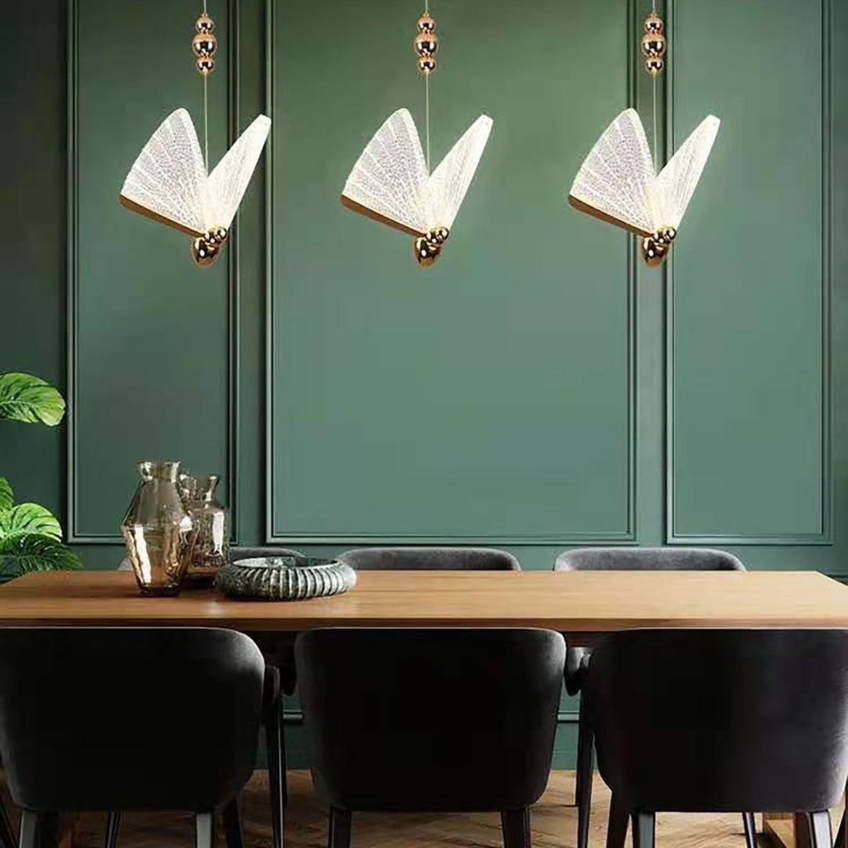 Butterfly Pendant Light Dining Table