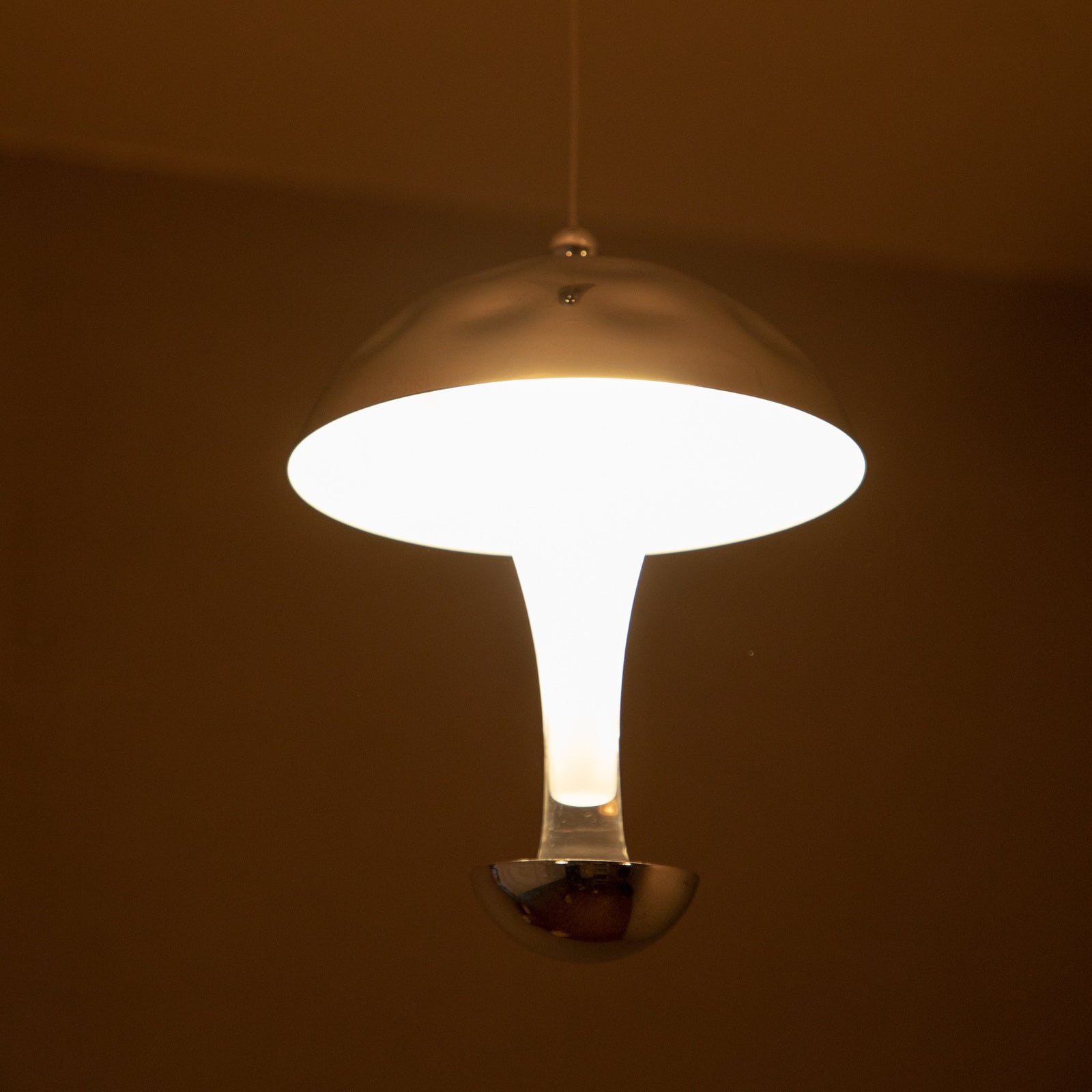 Beaten Chrome LED Pendant Light online