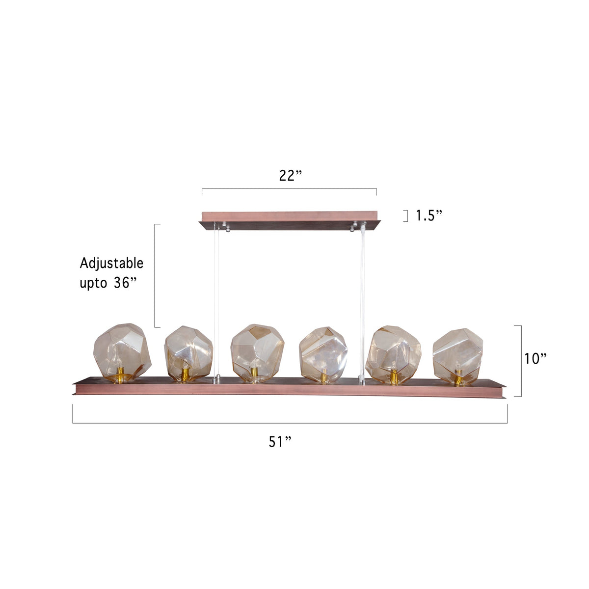 Buy Braveheart LED Chandelier India