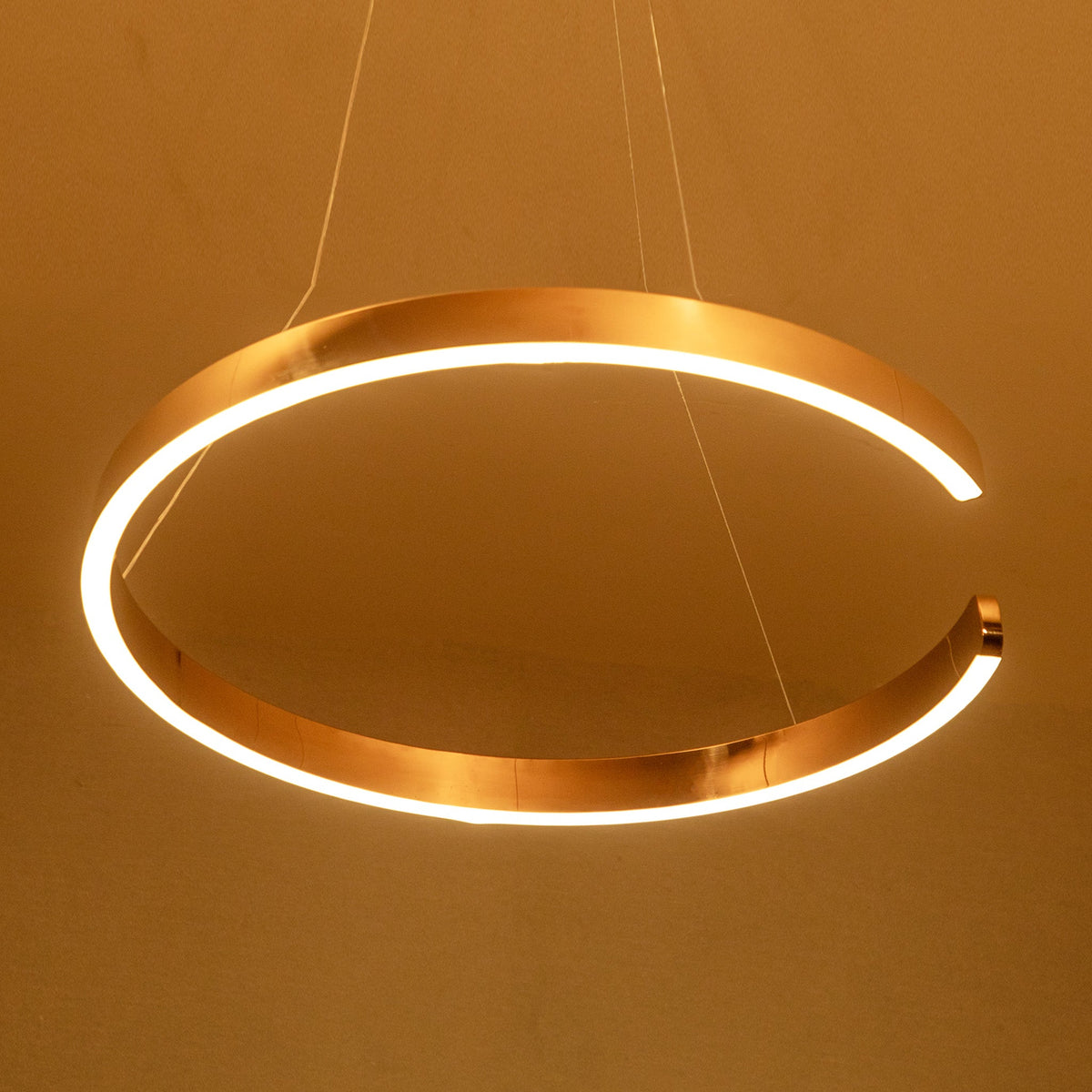 Buy C Shape 600mm RoseGold LED Chandelier Dining Room