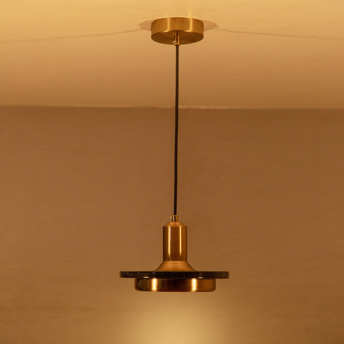 Buy Crown Black Marble LED Pendant Light Kitchen Island