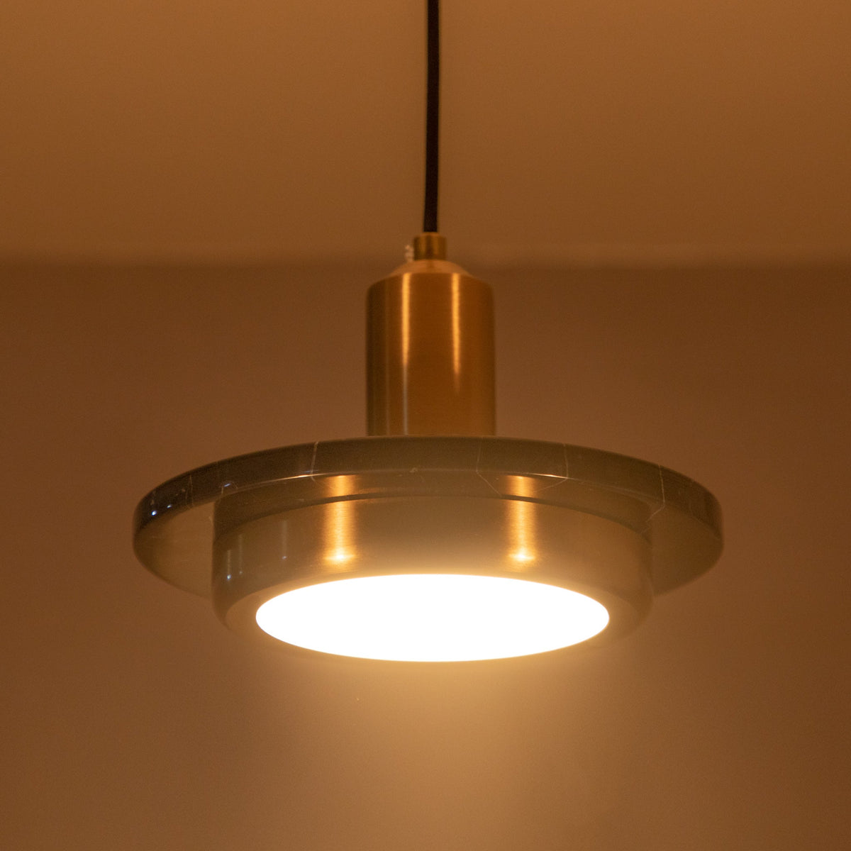 Buy Crown Black Marble LED Pendant Light online