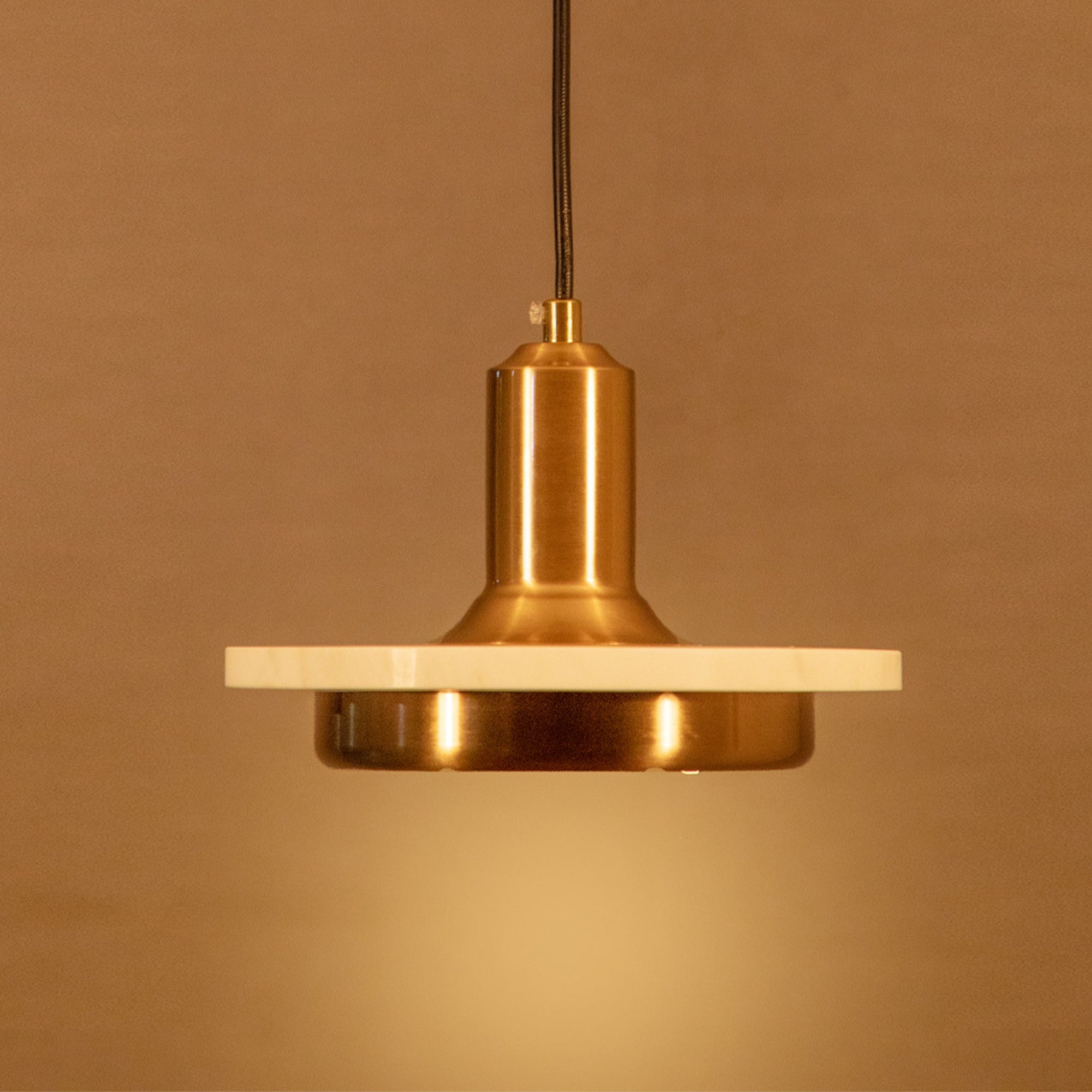 Shop Crown White Marble LED Pendant Light Kitchen Counters