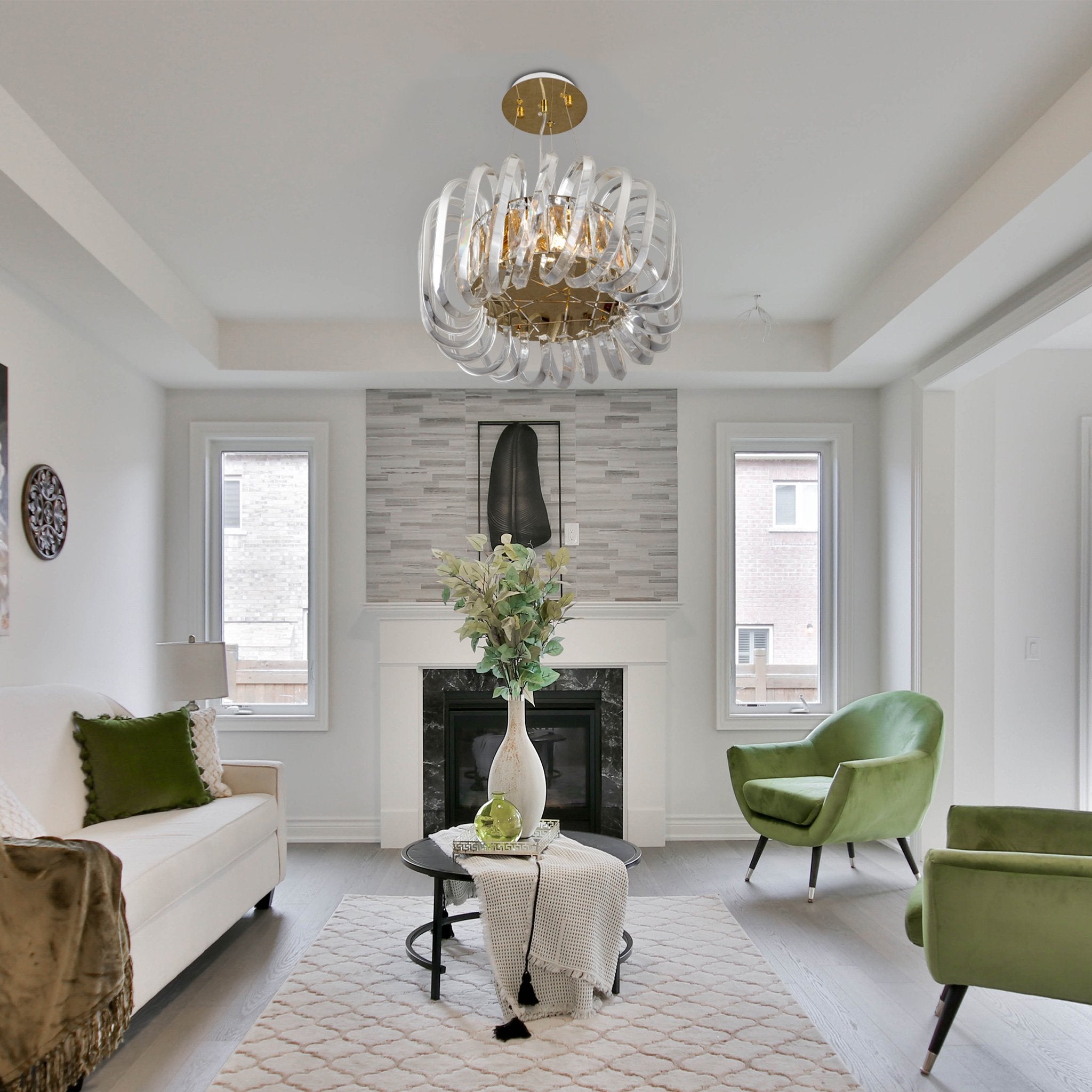Chandelier For Small Living Room India | Baci Living Room
