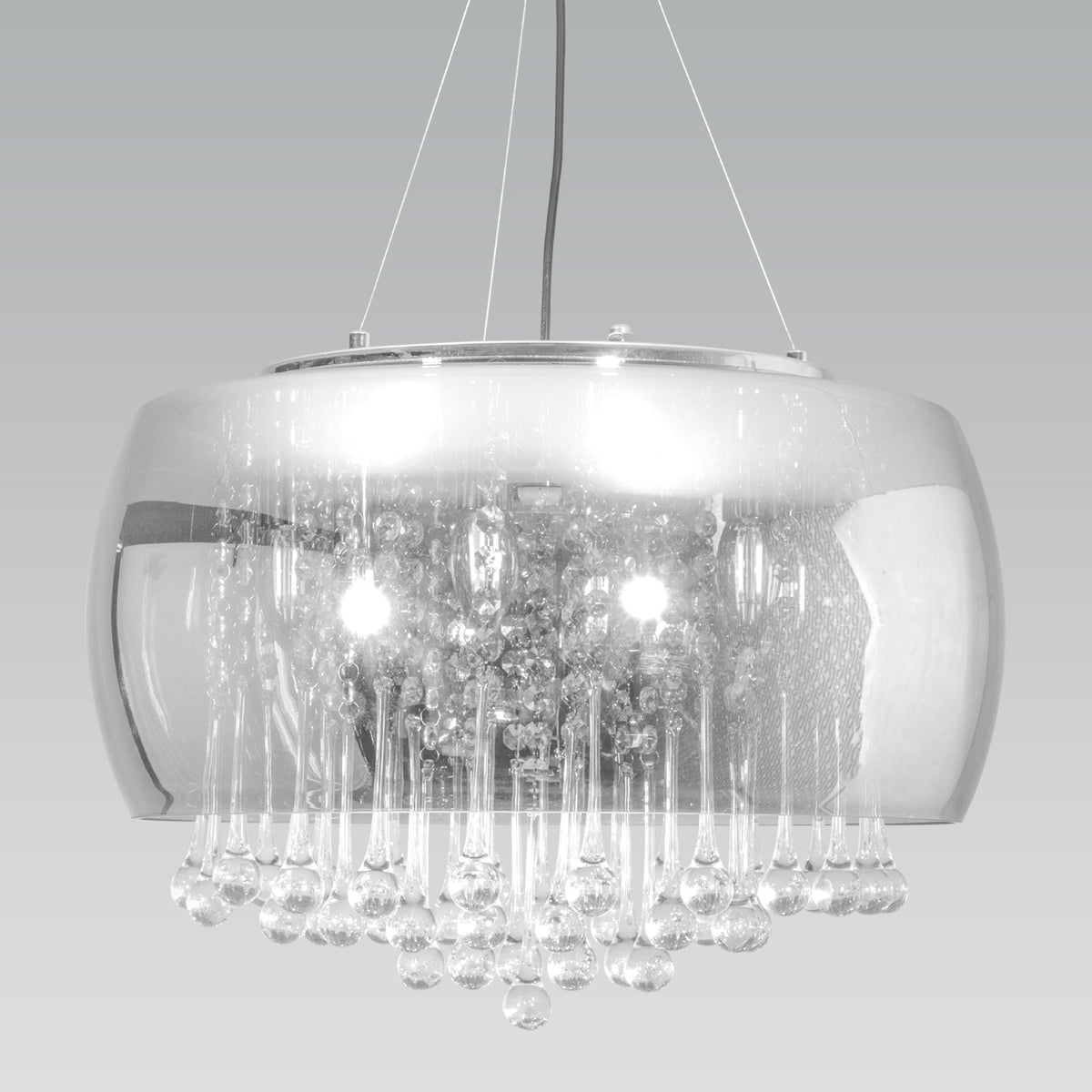 Buy Droplets Smoke 500mm Chandelier Delhi