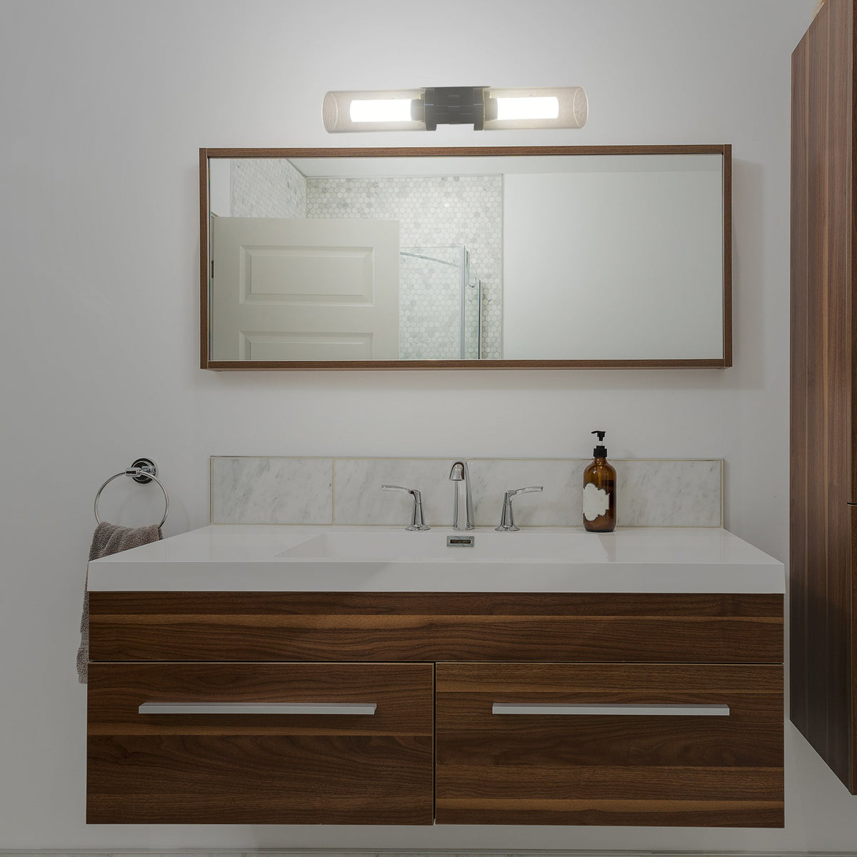 Buy Fluid Copper LED Mirror Light