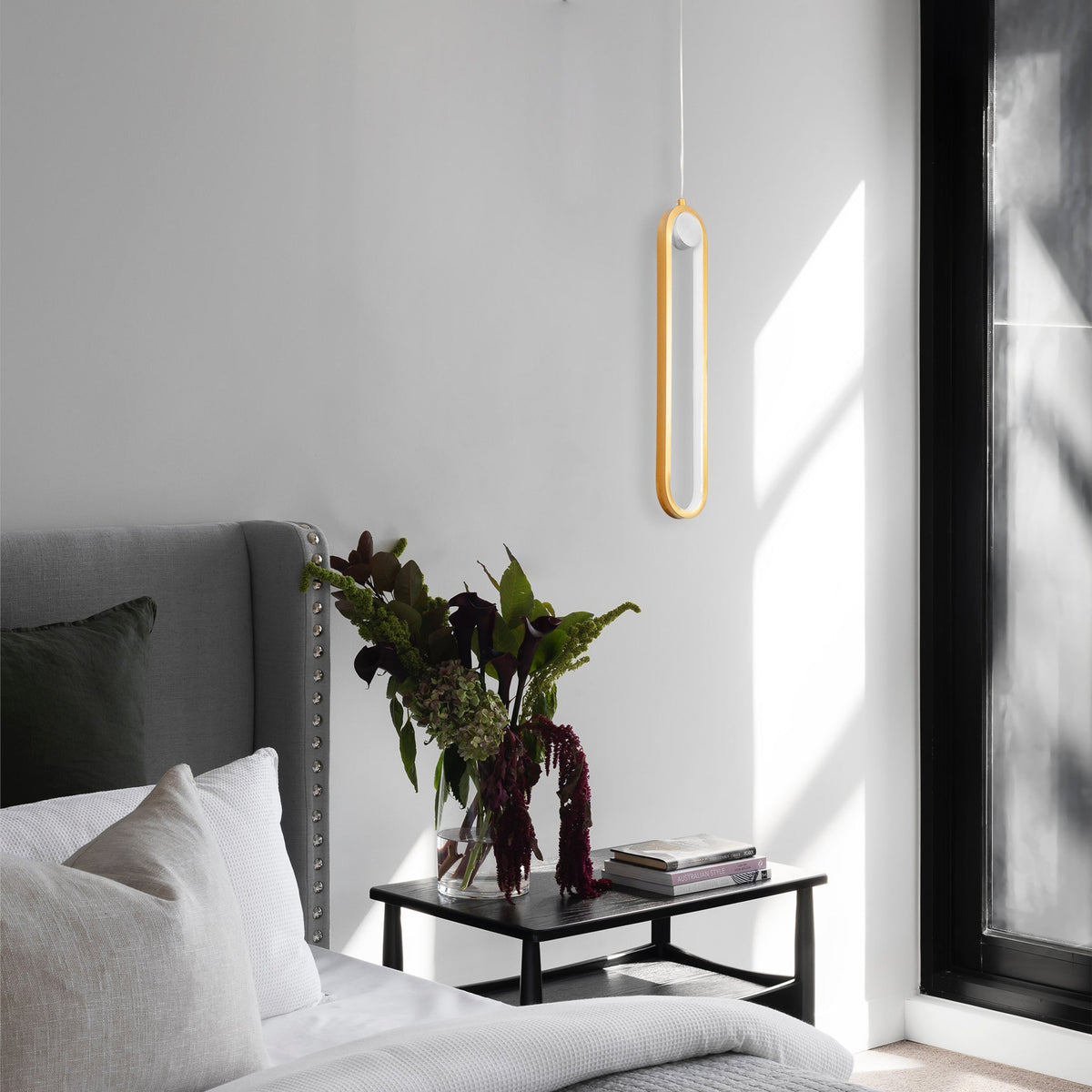 Buy Glee Gold LED Pendant Light Living Corner