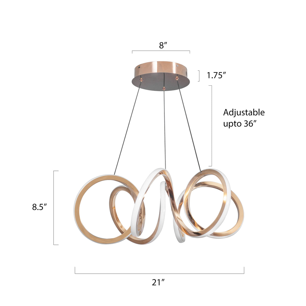 Buy In a Loop LED Chandelier Dining Living Room