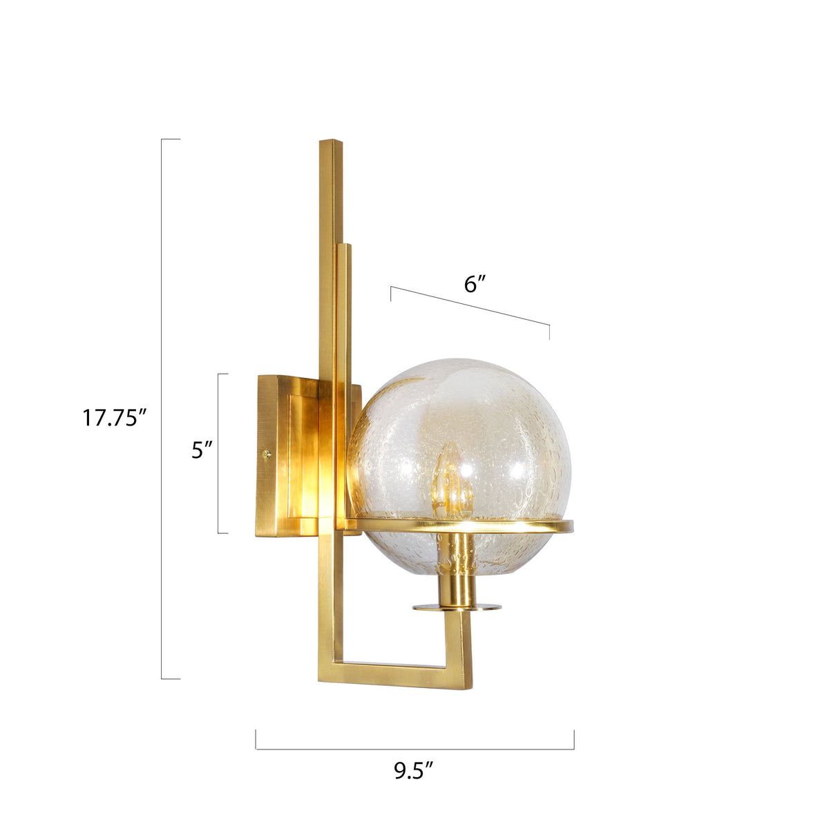 Buy Inspire Me Clear Wall Light Delhi