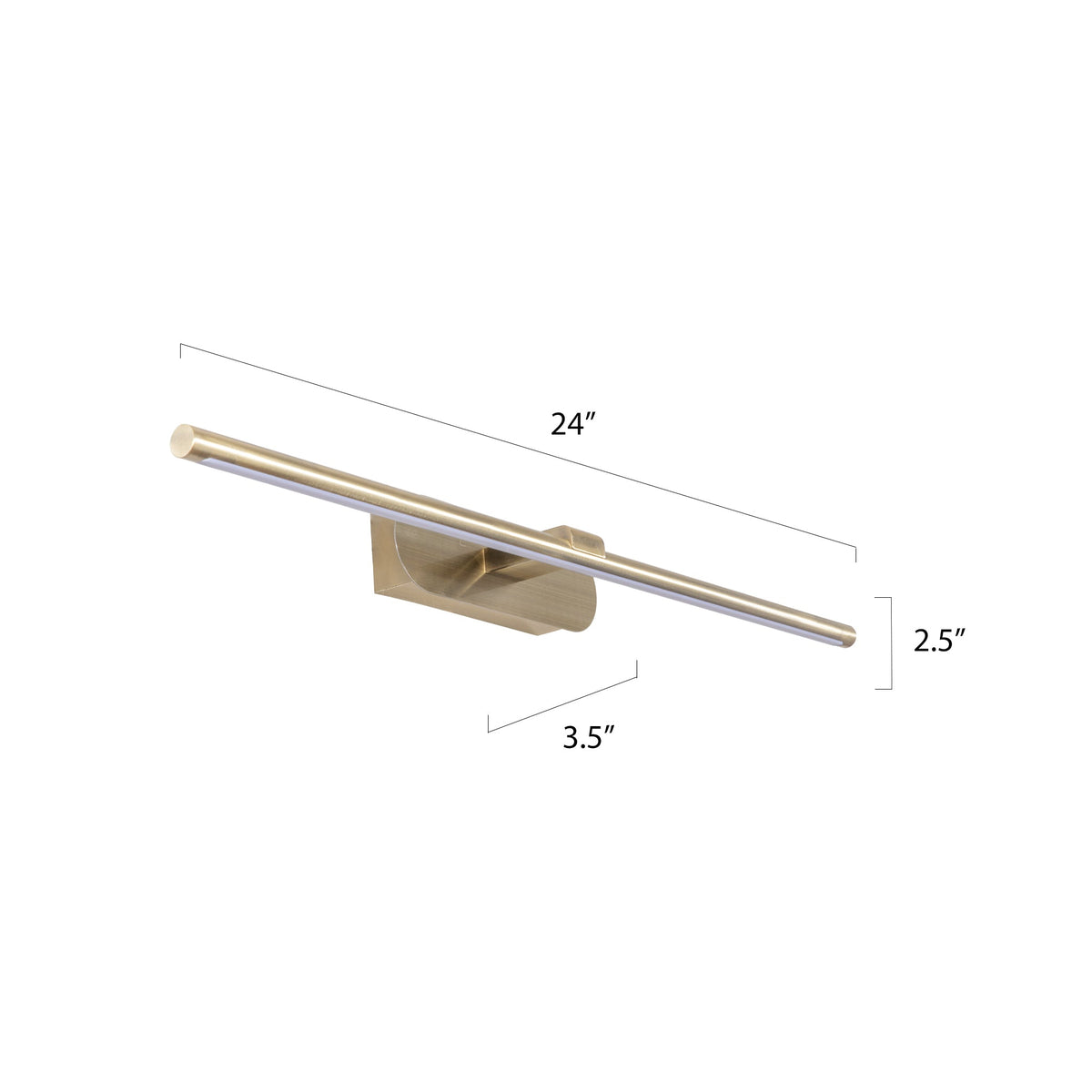 Buy Moments Brass 600mm LED Picture Light Store