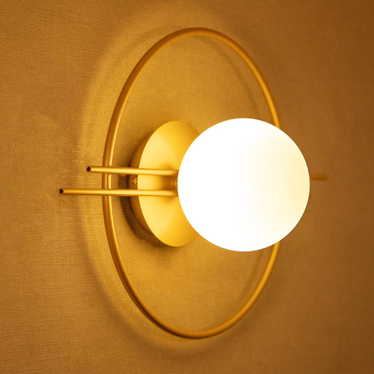 Buy Offbeat Gold LED Wall Light Living room