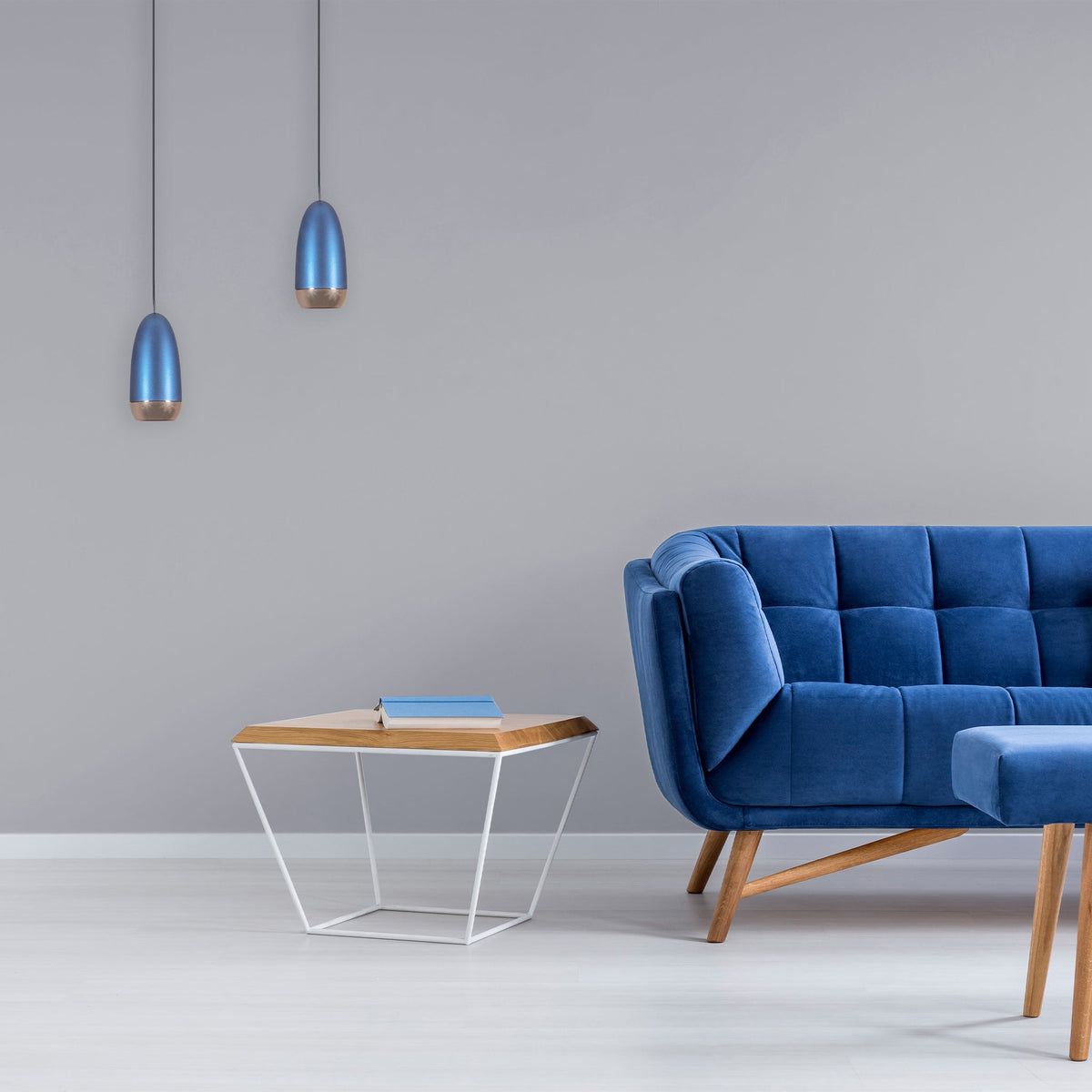 Buy Rome Blue LED Pendant Light Store India