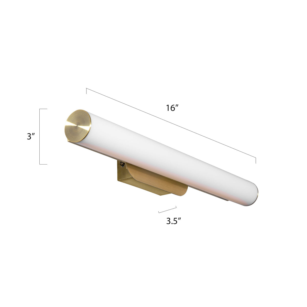 Buy Ruby Brass 400mm LED Mirror Light Vanity