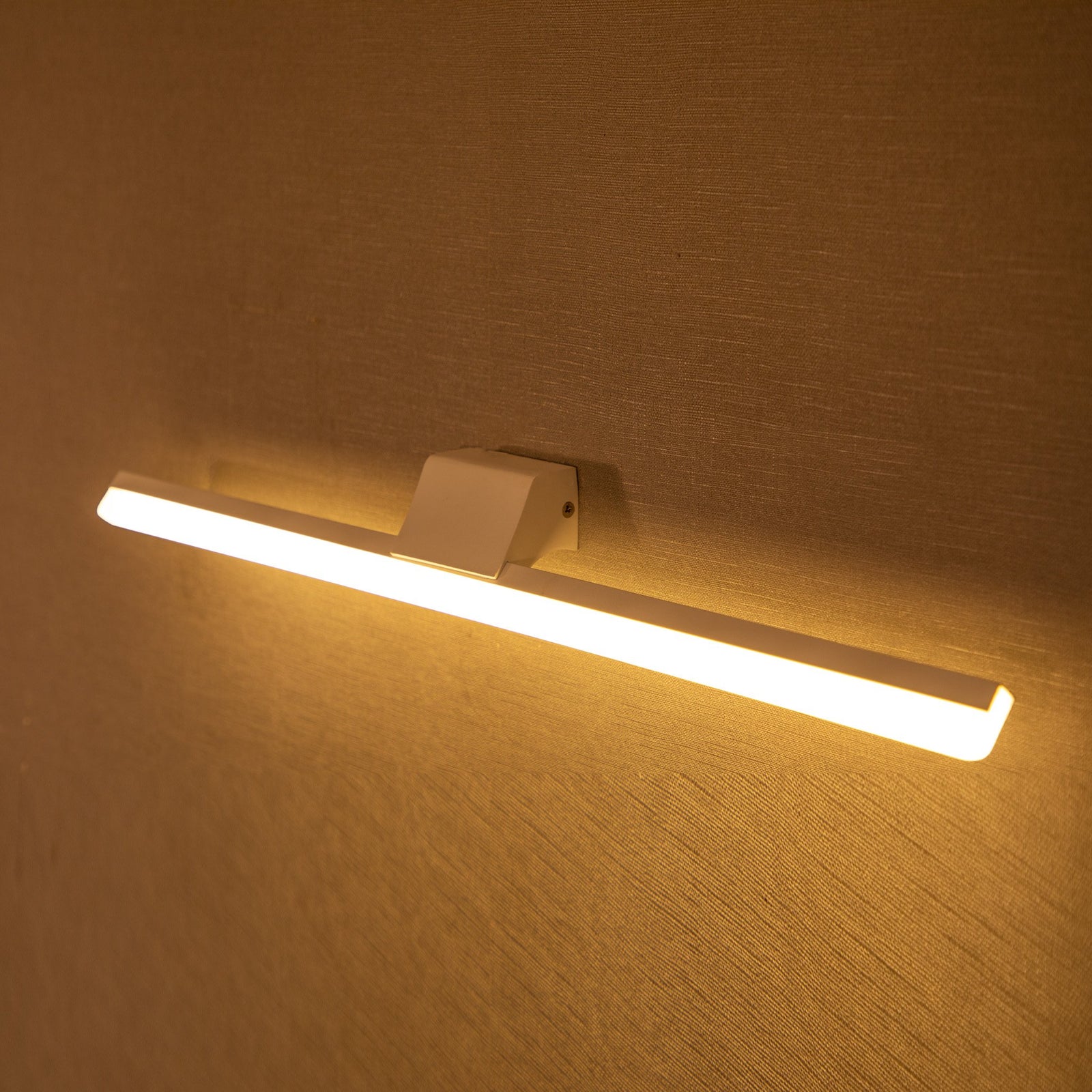 Buy Slant White Finish LED Mirror Light  online