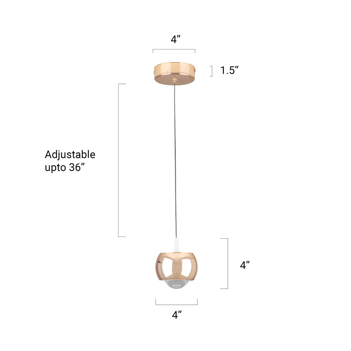 Buy Soul Gold LED Pendant Light Bangalore