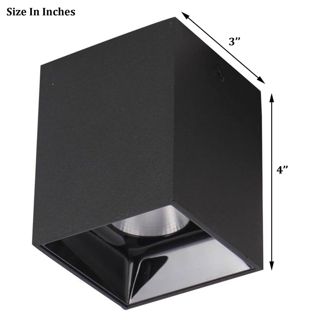 Buy Square Black &amp; White Surface Light