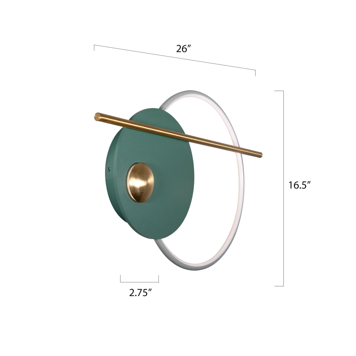 Buy Start Over Green LED Wall Light India