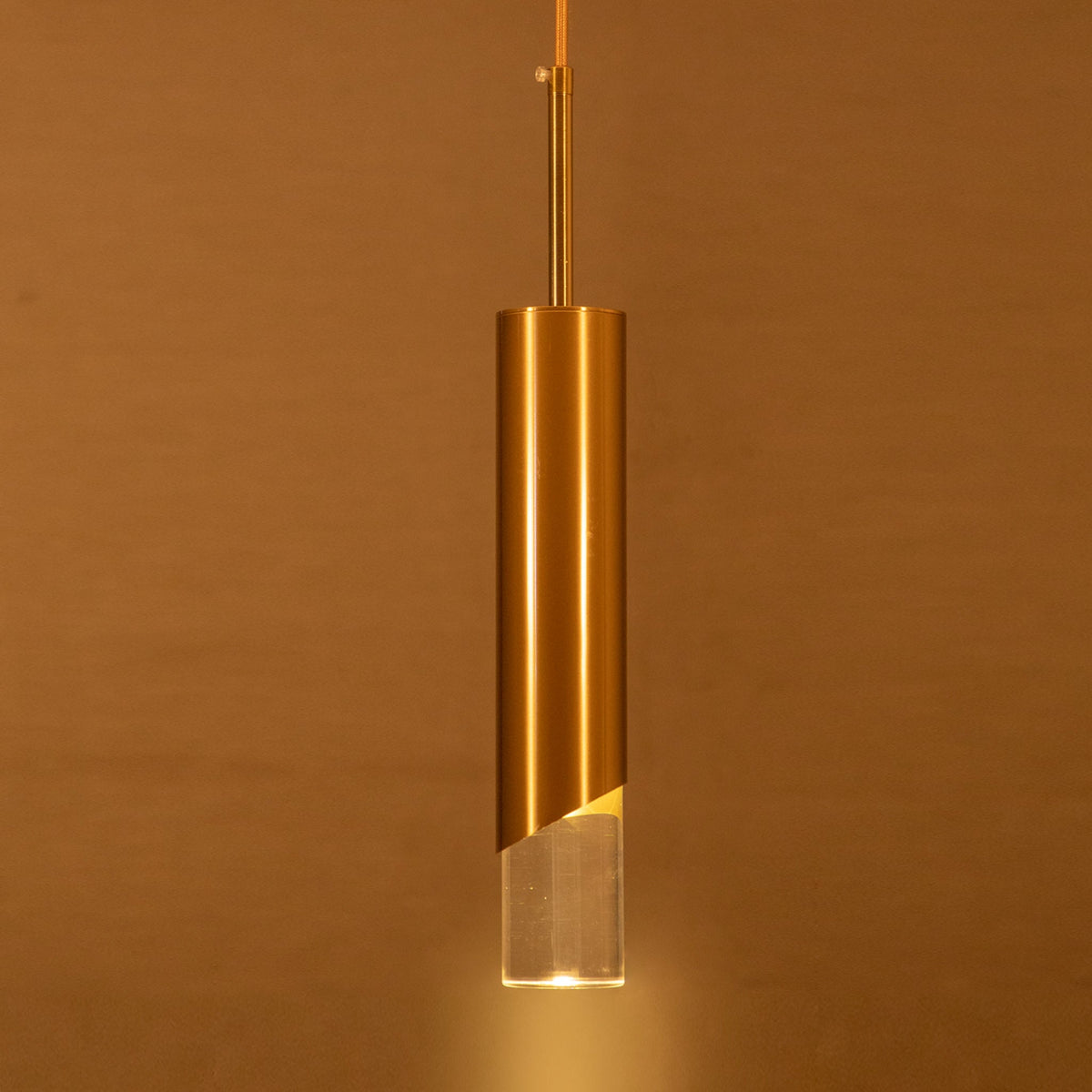 Buy Straight Up Gold LED Pendant Light Corners