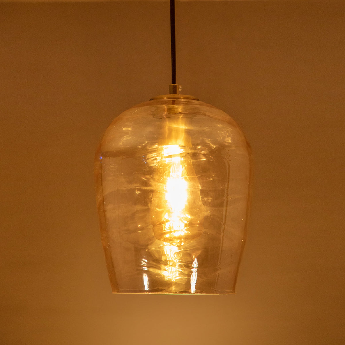Buy Triumph Amber Pendant Light Corner