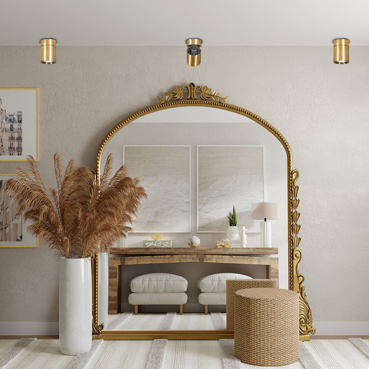 Veyron Brass Adjustable LED Spot Light