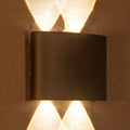 Vista Double Beam Outdoor LED Wall Light