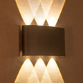 Vista Triple Beam Outdoor LED Wall Light