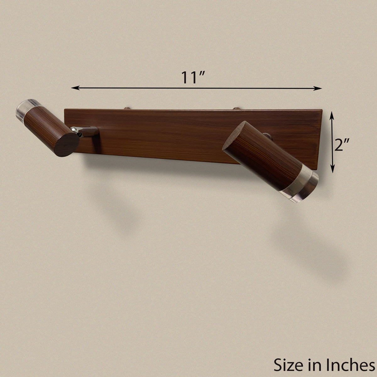 Buy Wood Finish Double LED Picture Light