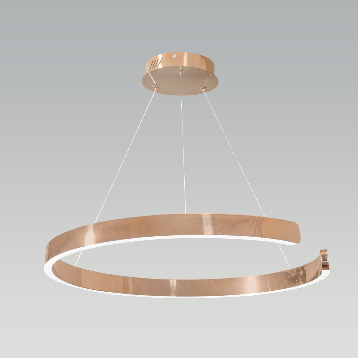C Shape 600mm RoseGold LED Chandelier online